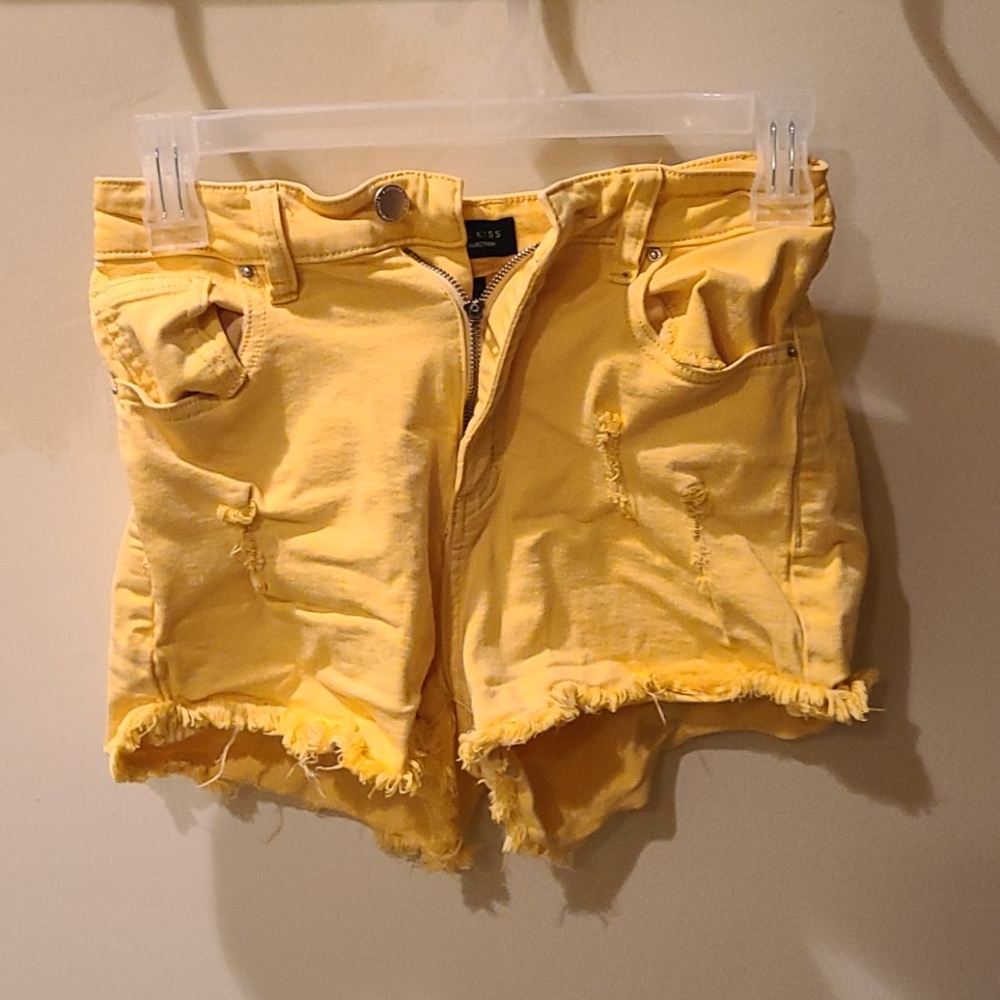 Yellow shorts